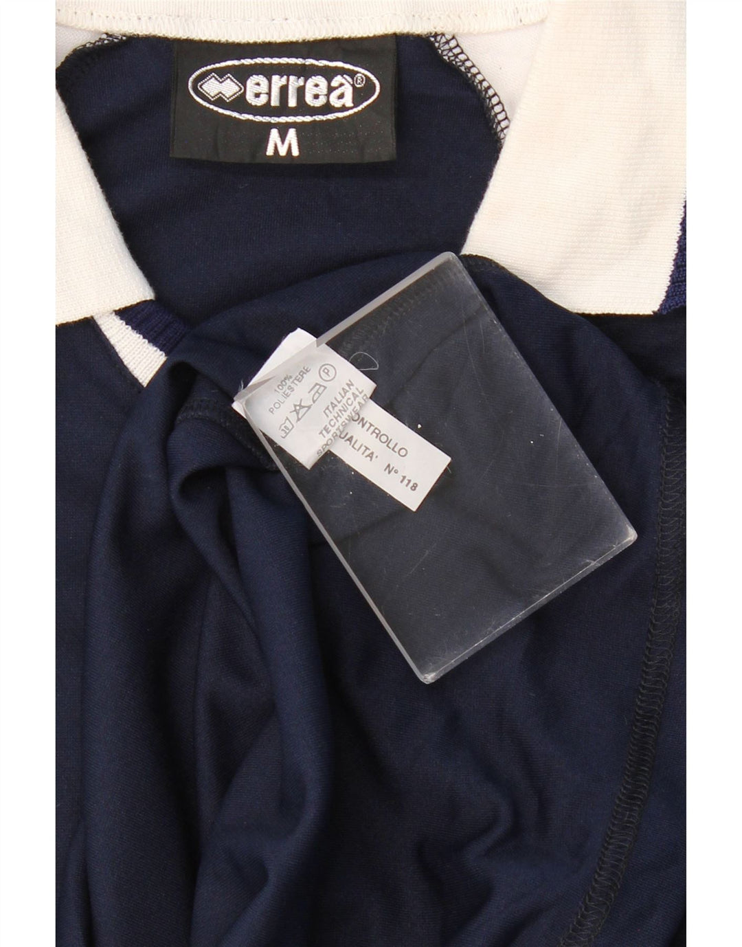 Polo da rugby da uomo a maniche lunghe ERREA, colore blu navy medio