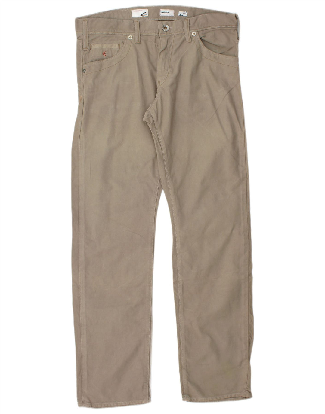 ENERGIE Pantaloni casual dritti da uomo Emerson W33 L32 in cotone beige