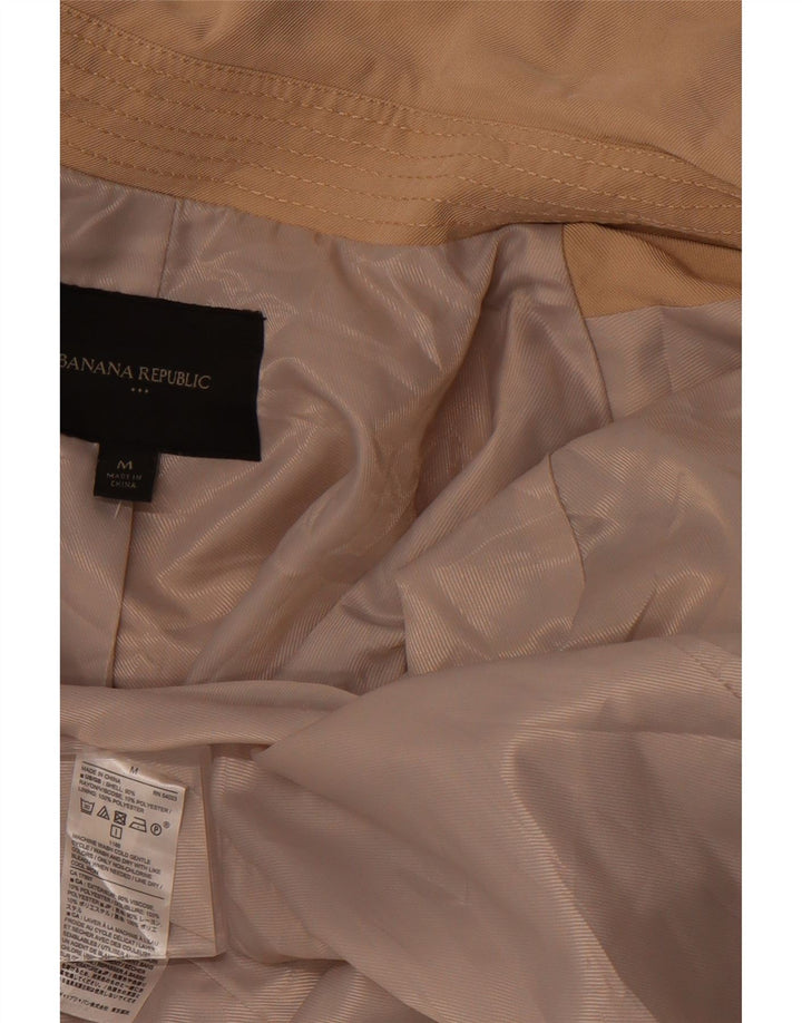 Trench aperto da donna BANANA REPUBLIC UK 14 Viscosa beige medio