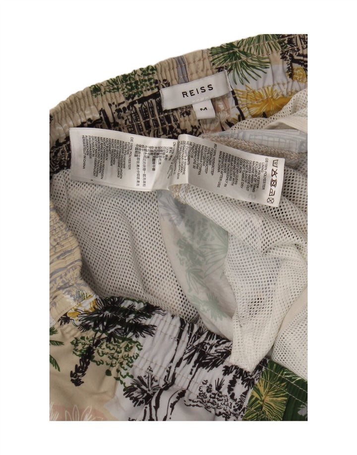 Pantaloncini da bagno grafici da uomo Reiss Poliestere medio multicolore