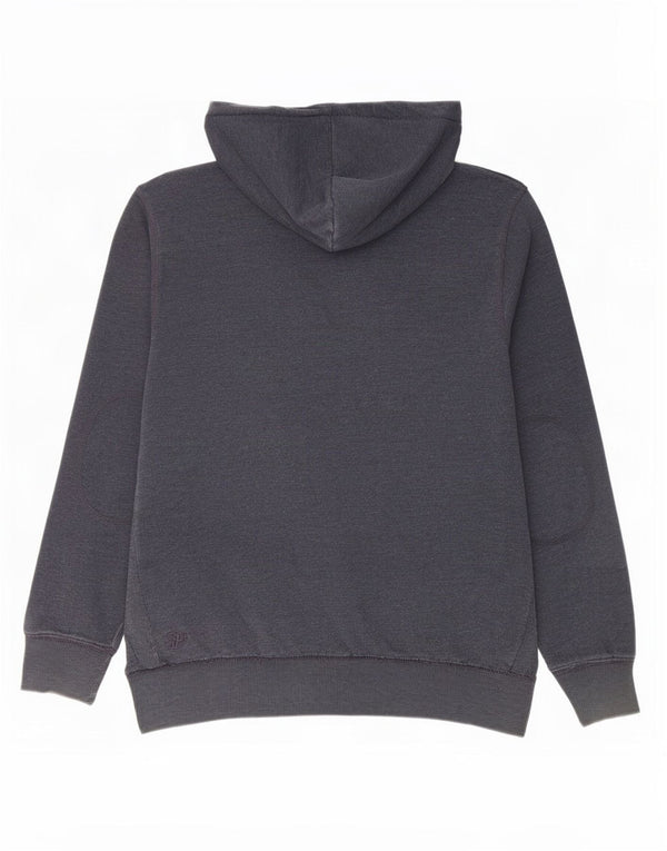 Tom Tailor Mens Graphic Hoodie Jumper 2XL Navy Blue Cotton