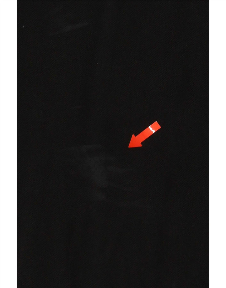 Polo Nike da uomo grande in cotone nero
