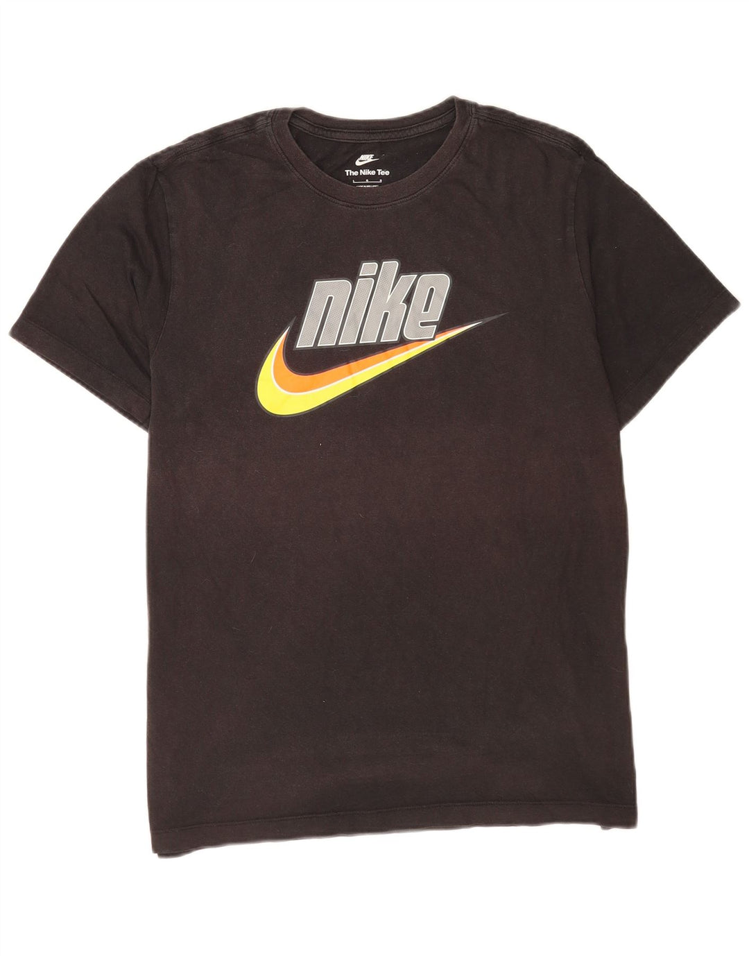 T-shirt grafica da uomo Nike Top grande in cotone nero