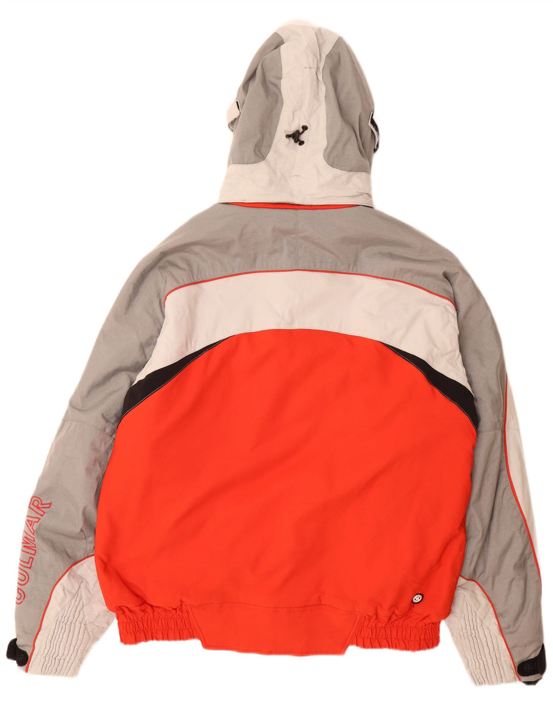 Giacca da sci con cappuccio grafico da uomo Colmar IT 54 Large Red Colourblock in poliammide