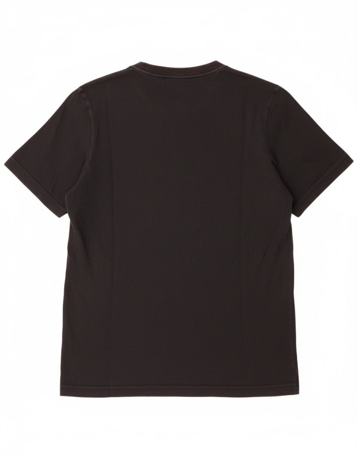 ADIDAS Mens Graphic T-Shirt Top Small Black Cotton