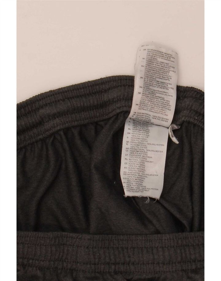 Pantaloncini sportivi Adidas Climalite da uomo di grandi dimensioni in poliestere grigio