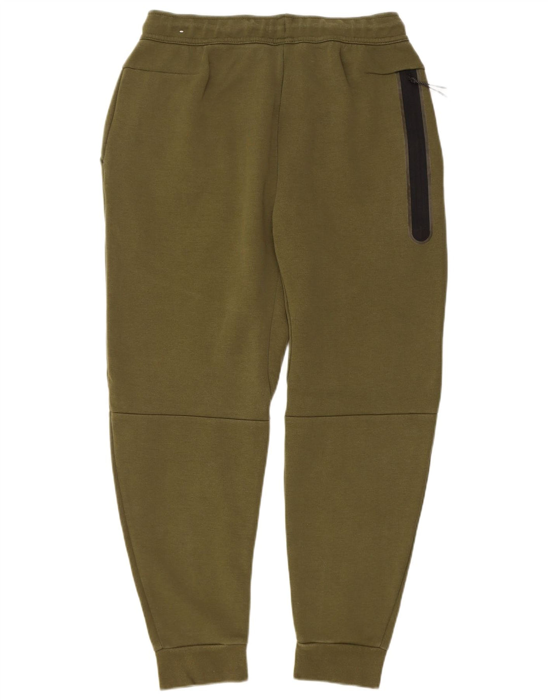 NIKE Womens Tracksuit Trousers Joggers UK 12 Medium  Khaki Cotton