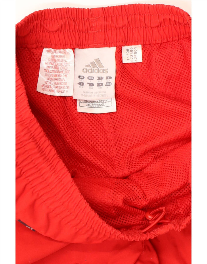 Pantaloni da tuta ADIDAS per ragazzi, vestibilità ampia, Capri, 13-14 anni, in poliestere rosso