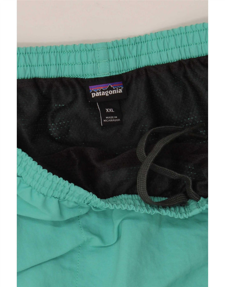 Pantaloncini sportivi da uomo Patagonia 2XL Poliestere turchese