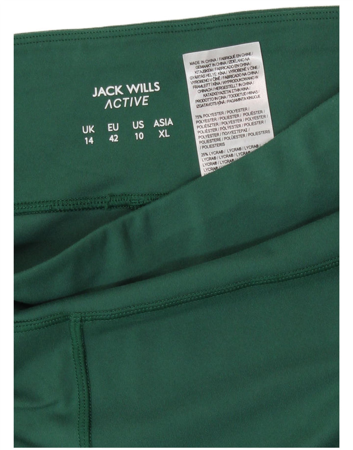 Leggings da donna Jack Wills UK 14 Grande poliestere verde