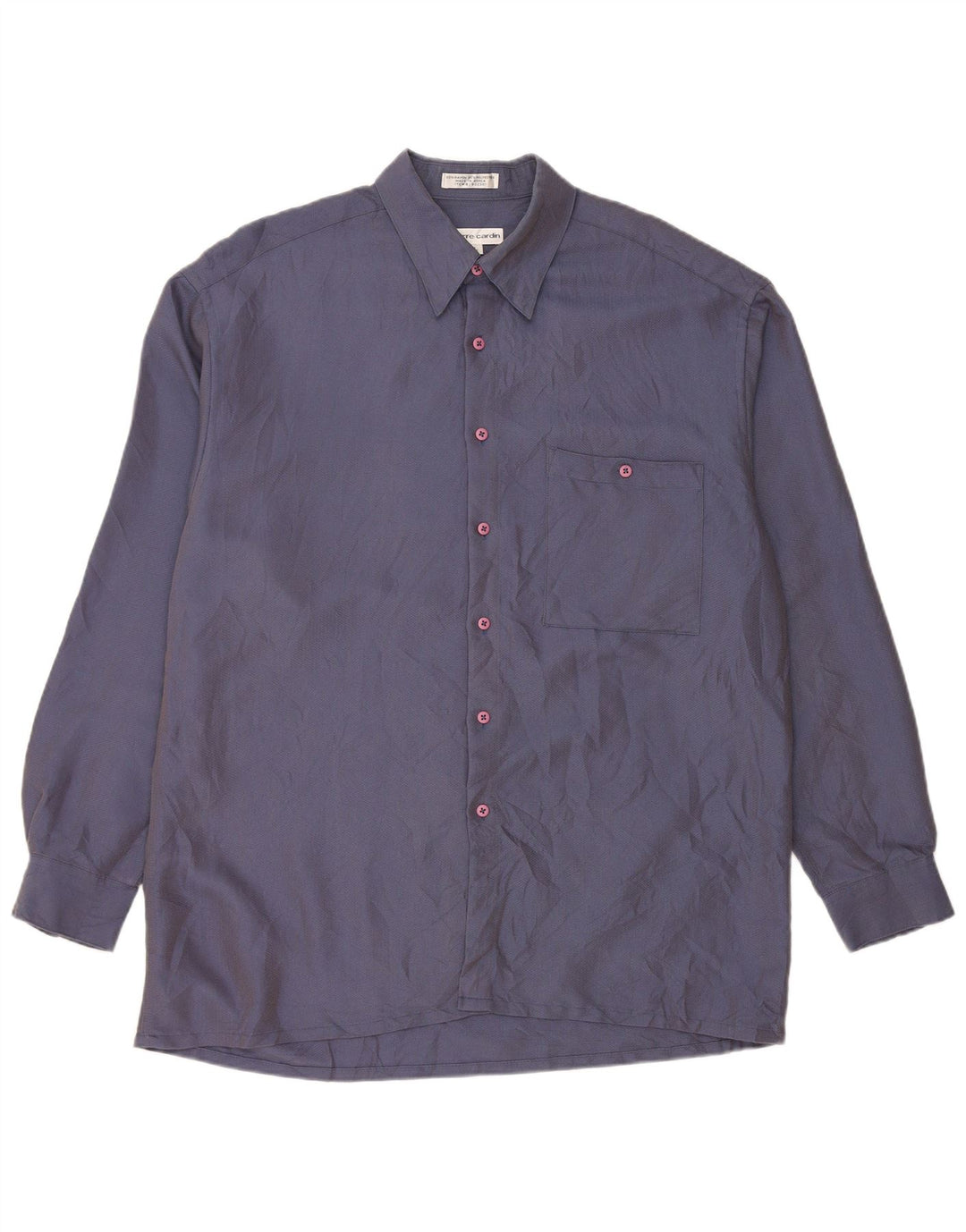 Camicia da uomo Pierre Cardin grande rayon geometrico blu