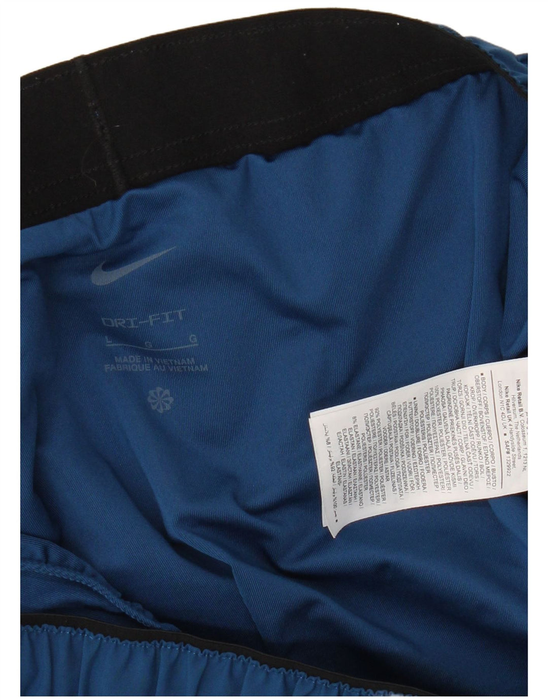 Pantaloncini sportivi Nike Dri Fit Graphic da uomo, grandi, in poliestere blu