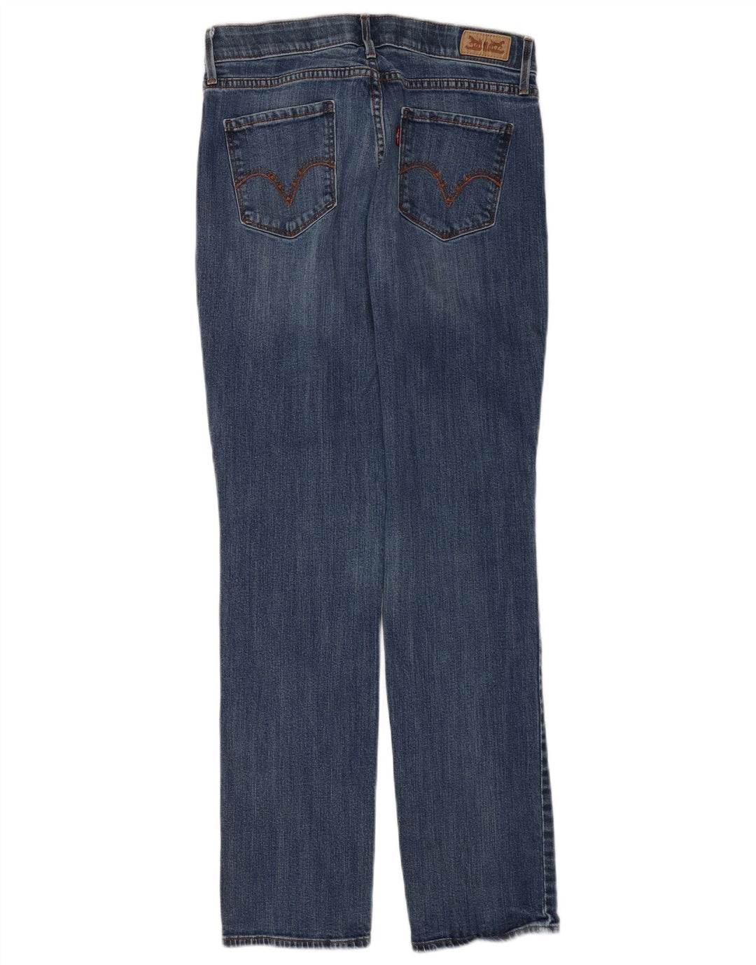 Levi's Donna 525 Jeans dritti US 10 Large W30 L32 Blu
