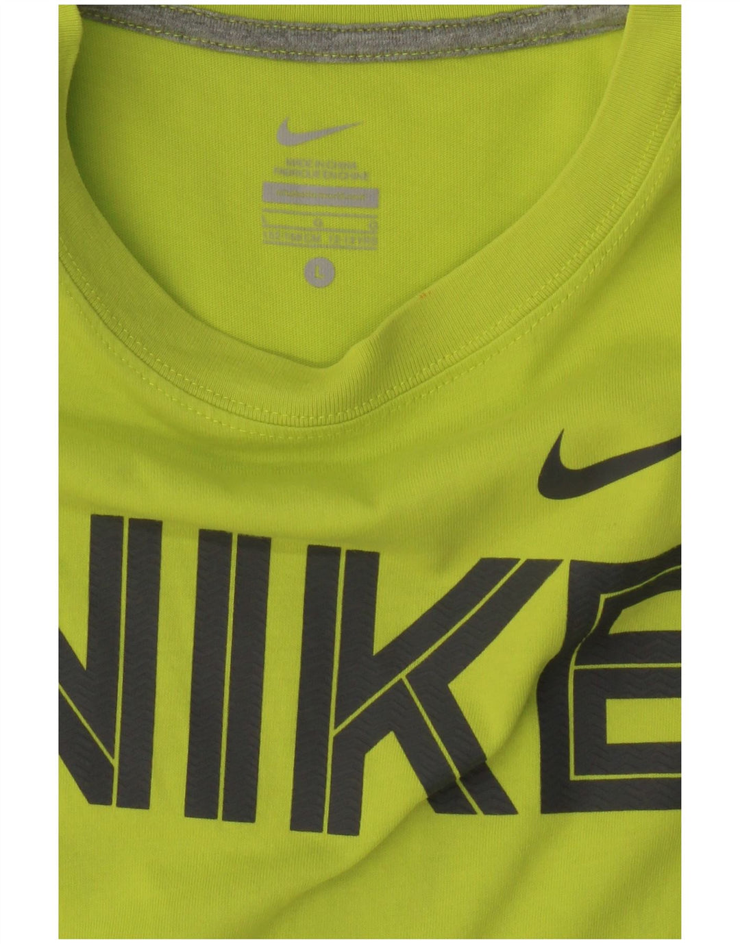 Canotta grafica NIKE da bambino 12-13 anni, taglia grande, verde