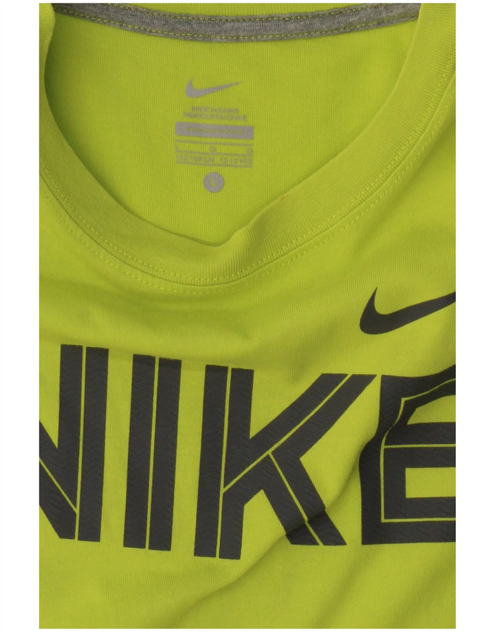 Canotta grafica NIKE da bambino 12-13 anni, taglia grande, verde