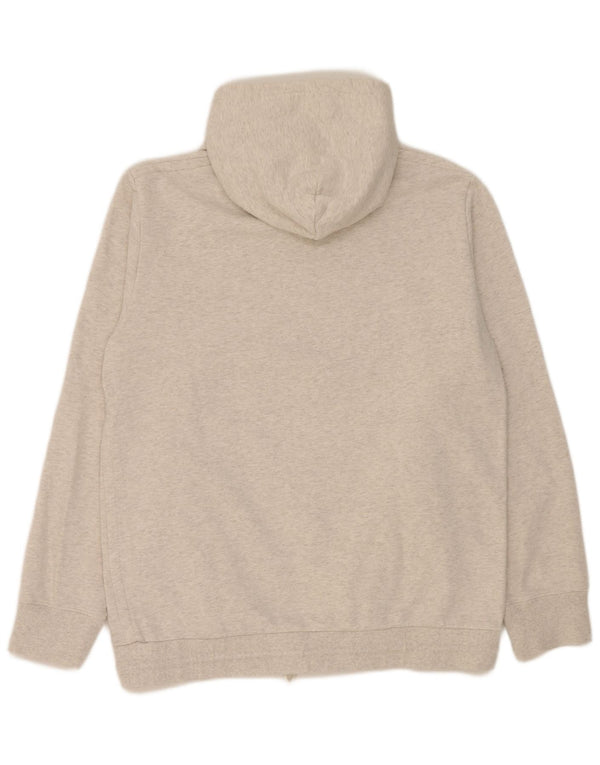 Felpa con cappuccio grafica da uomo Scotch & Soda XL in cotone chiazzato grigio