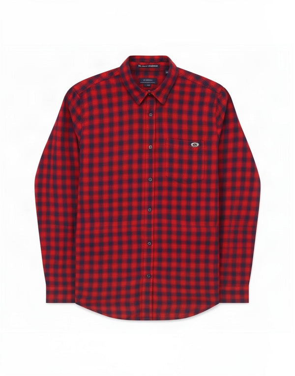 Camicia in flanella da donna Superdry UK 10 Small Red Gingham Viscosa