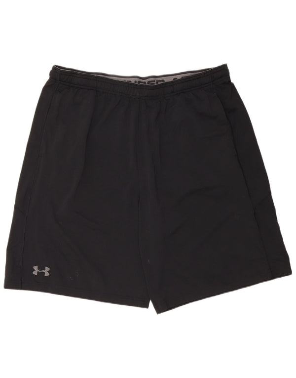 Pantaloncini sportivi UNDER ARMOUR da uomo Heat Gear XL poliestere nero