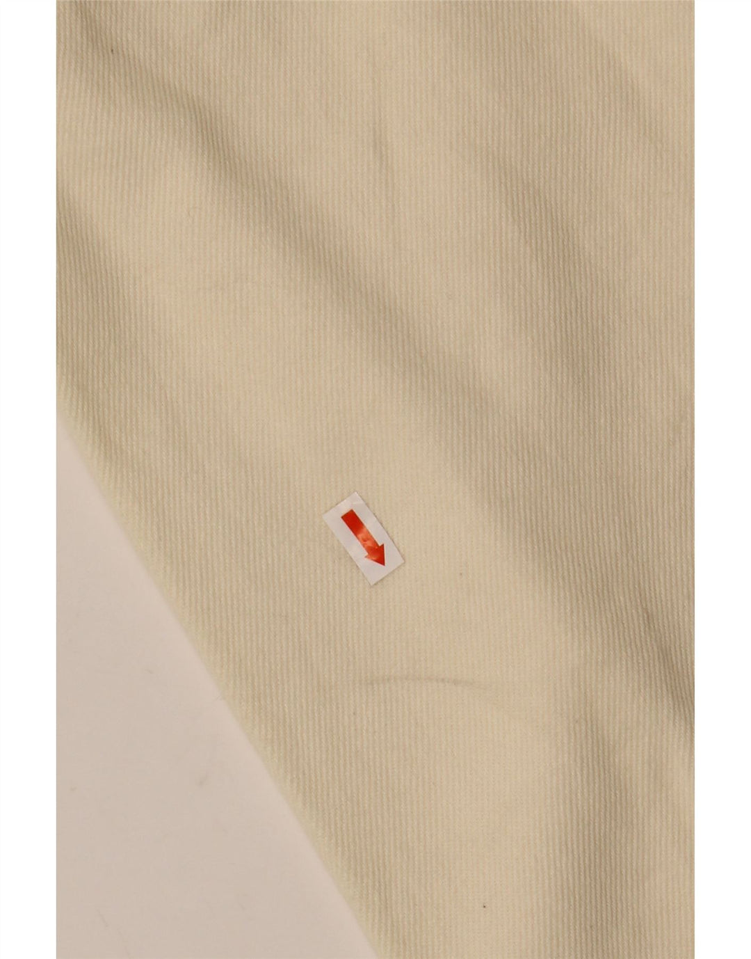 Giacca di jeans oversize corta da donna Zara UK 16 grande cotone bianco sporco