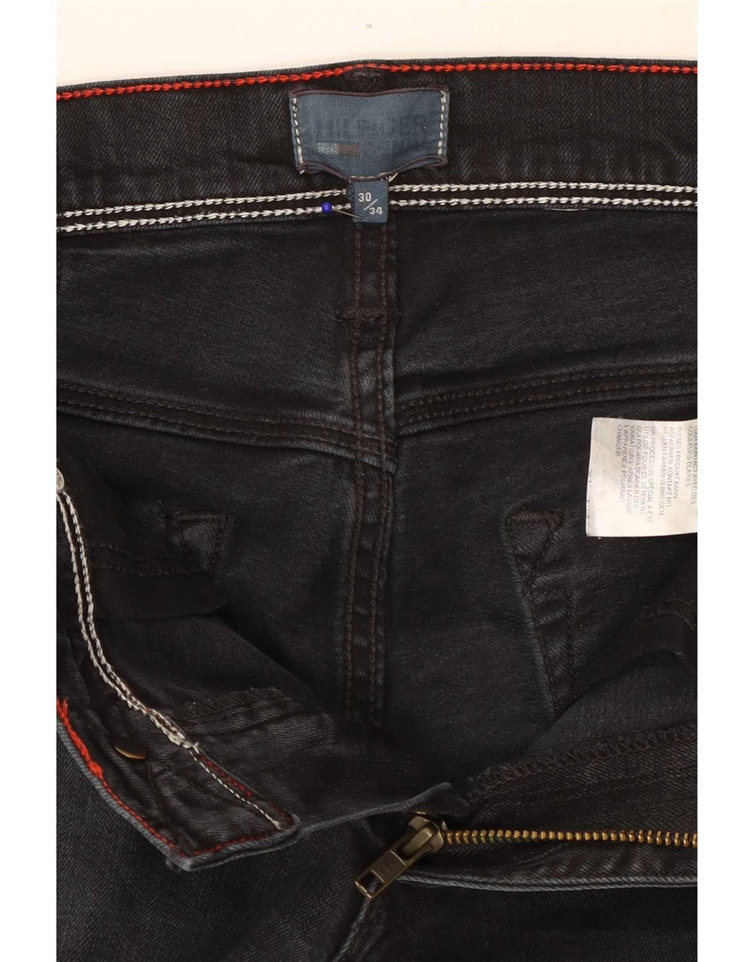 Jeans slim da donna Tommy Hilfiger W30 L34 cotone nero