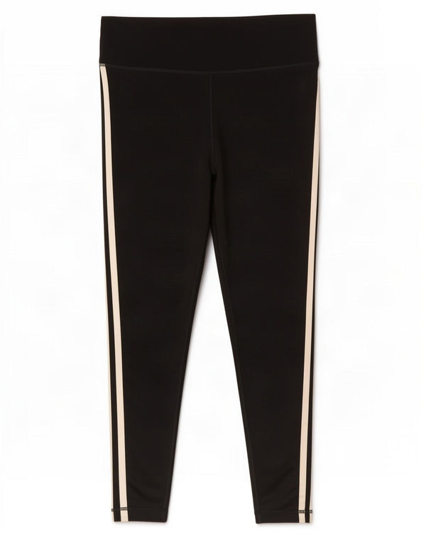 Leggings aderenti Adidas da donna, vestibilità attillata, UK 16/18, grande, poliestere nero