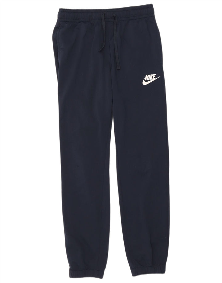 Pantaloni da tuta da uomo NIKE Joggers piccoli in poliestere blu navy