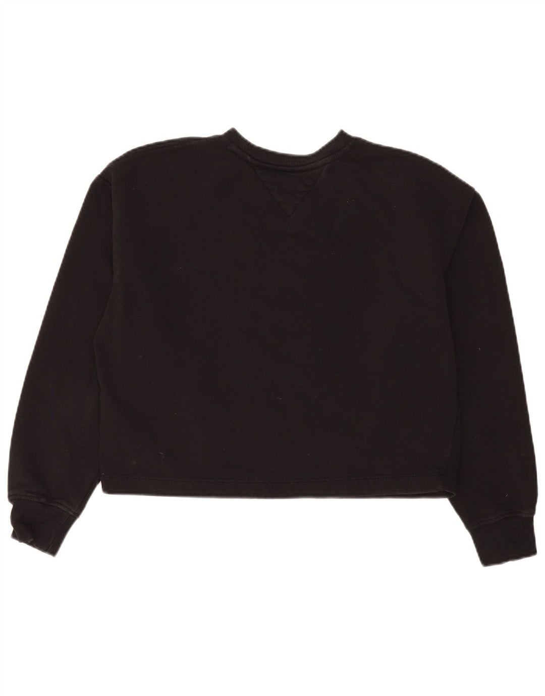 Felpa oversize con grafica da donna Tommy Hilfiger Maglione UK 10 Small Nero