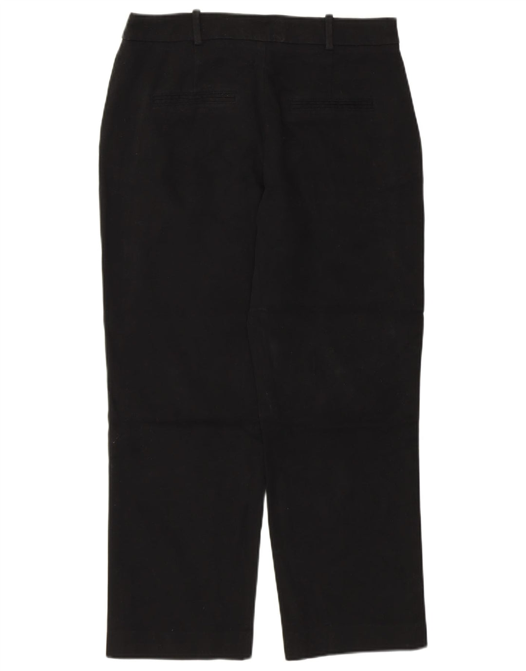 Pantaloni corti dritti da donna Zara medi W28 L26 cotone nero