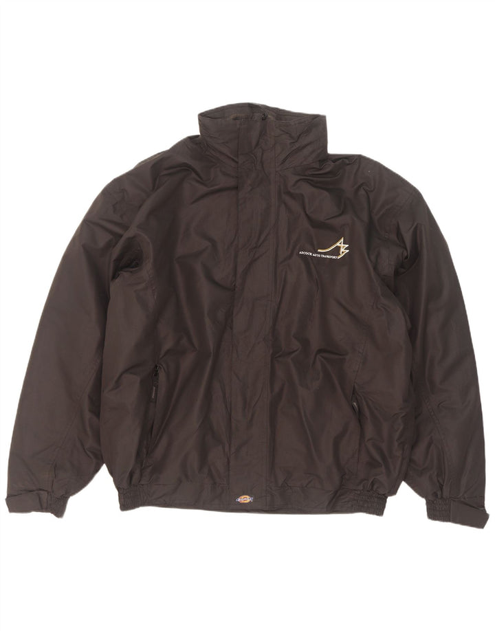 Dickies Bomber con cappuccio grafico da uomo UK 40 Large nylon nero