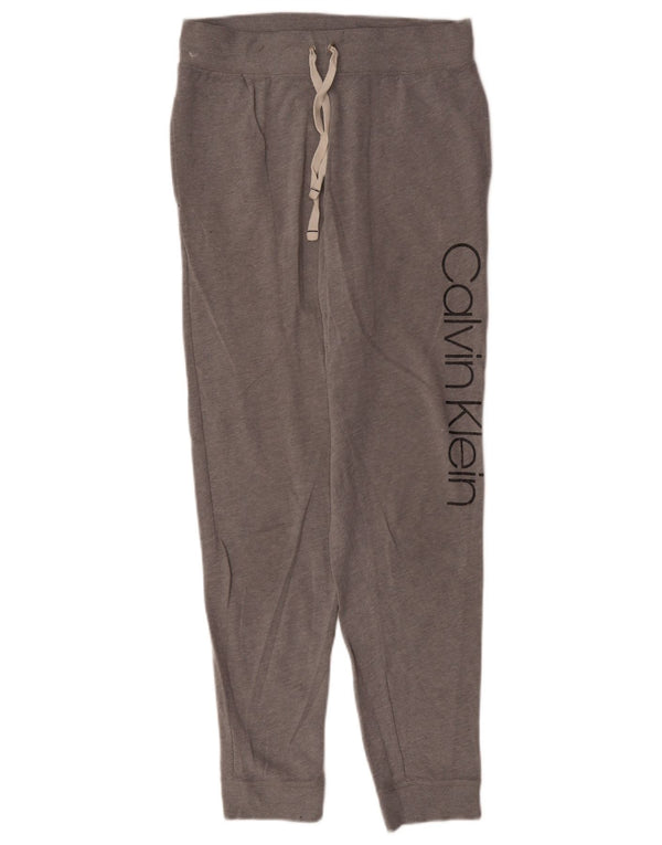Pantaloni da tuta da donna Calvin Klein Joggers UK 12 Grigio medio chiazzato