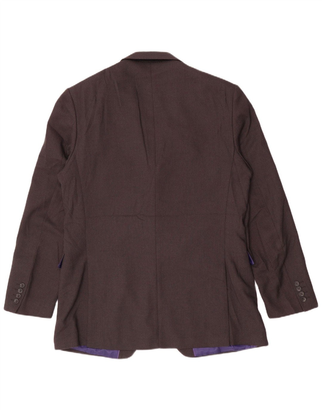 Giacca blazer a 2 bottoni Marks & Spencer da uomo UK 42 grande poliestere grigio