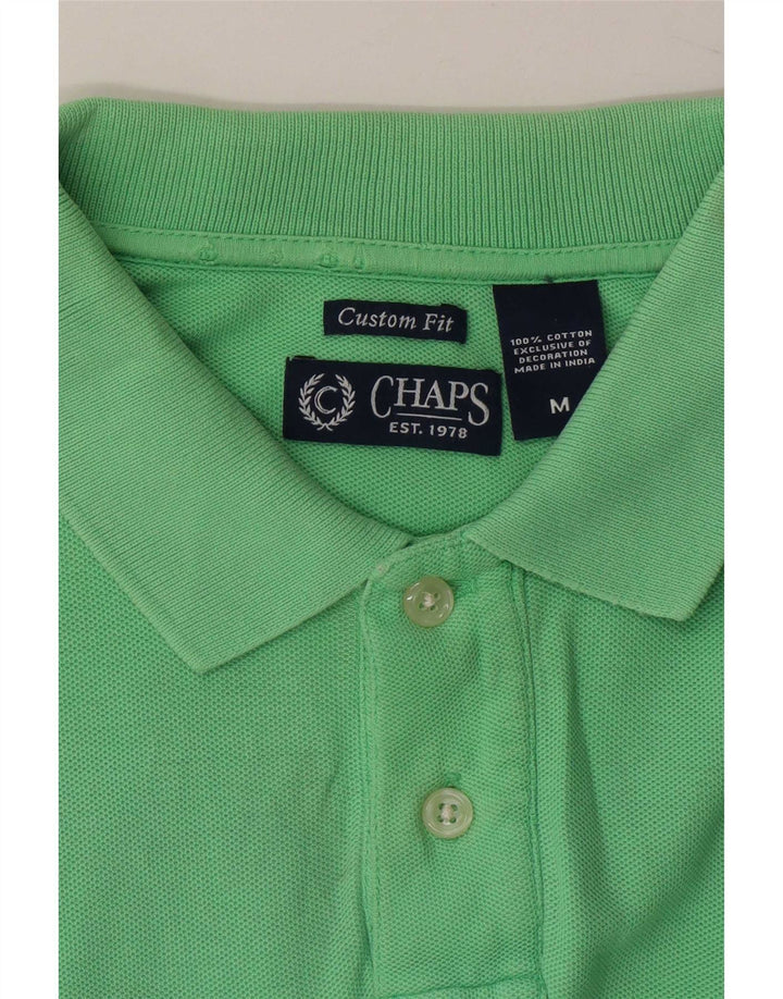 Chaps Polo da uomo su misura in cotone verde medio