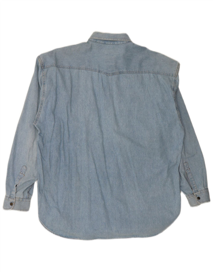 Camicia in denim da uomo Casucci 2XL cotone blu