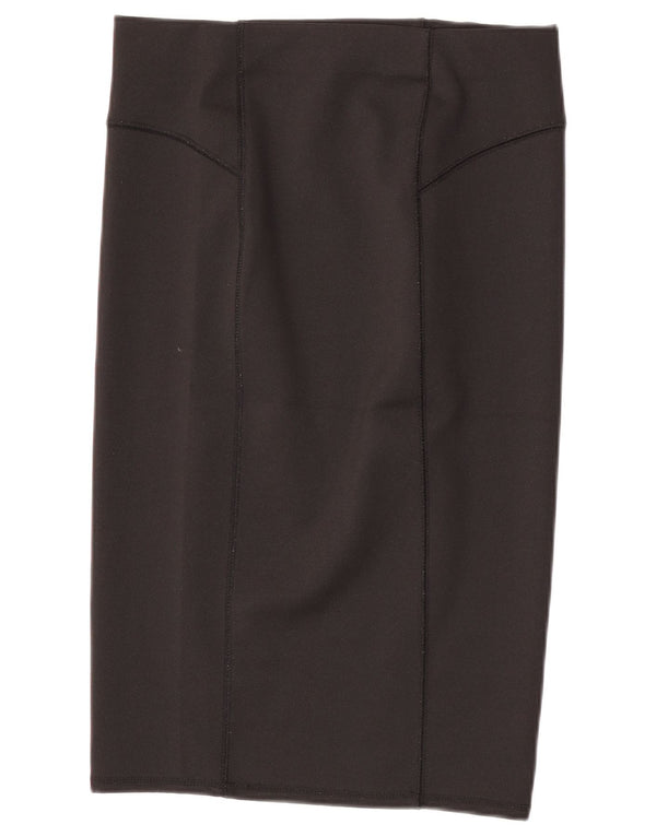 Zara Womens Pencil Skirt Large W30  Black Polyester