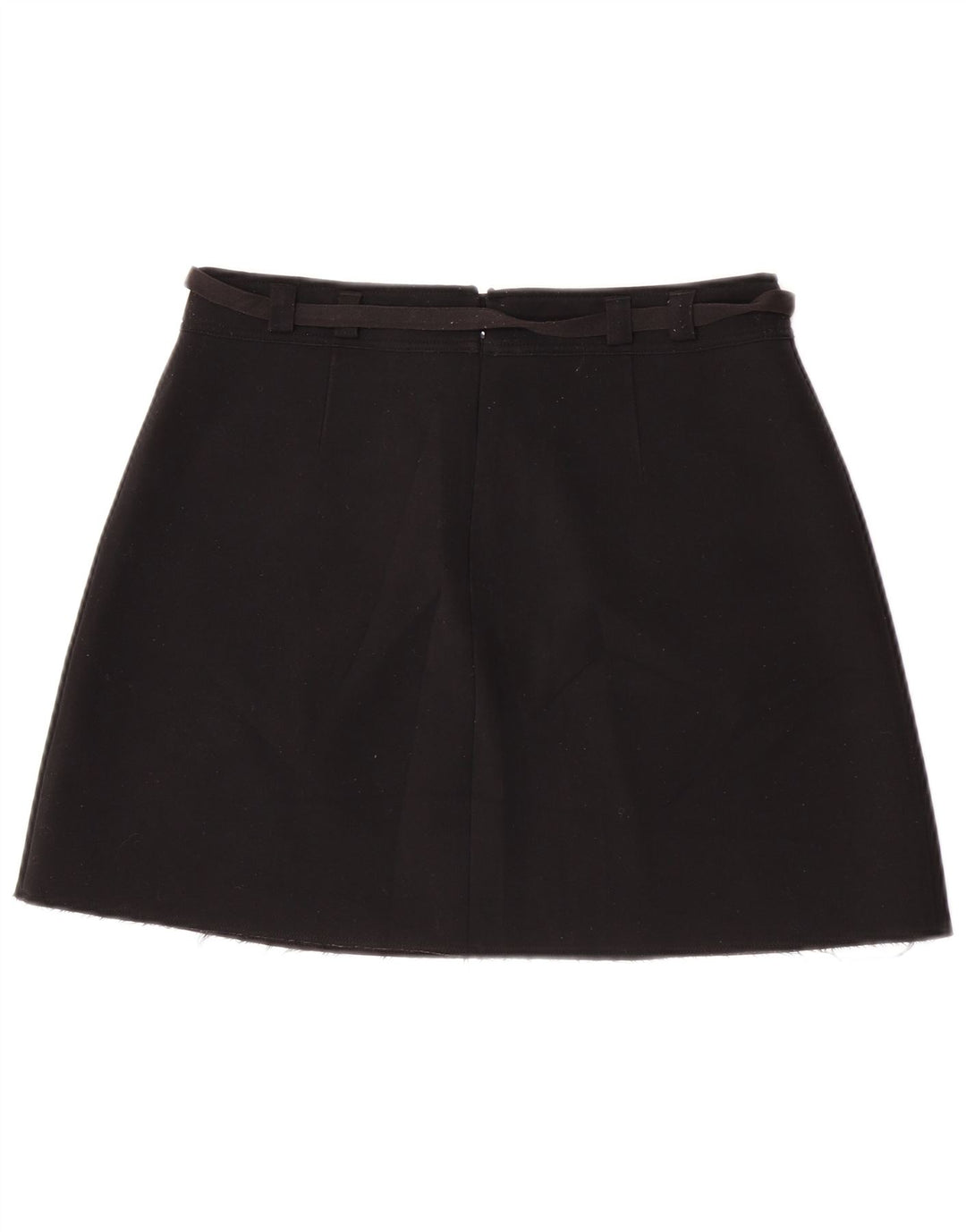 Minigonna da donna Marks & Spencer UK 14 grande W30 poliestere nero
