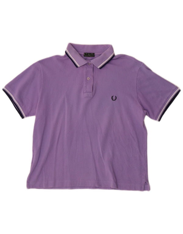 Polo da donna Fred Perry UK 18 XL cotone viola