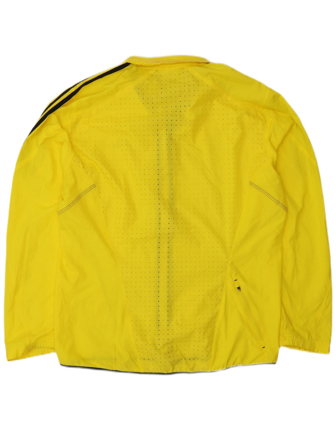 Giacca antipioggia Adidas Clima Proof da uomo UK 40 Large Giallo Poliestere