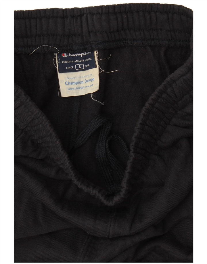 Pantaloni da tuta da uomo Champion Small in cotone blu navy
