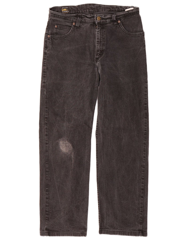Jeans dritti da uomo Lee W30 L27 cotone grigio