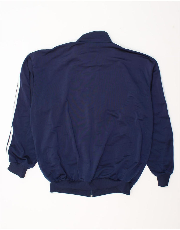 Giacca da ginnastica grafica da uomo Adidas UK 38/40 media blu navy