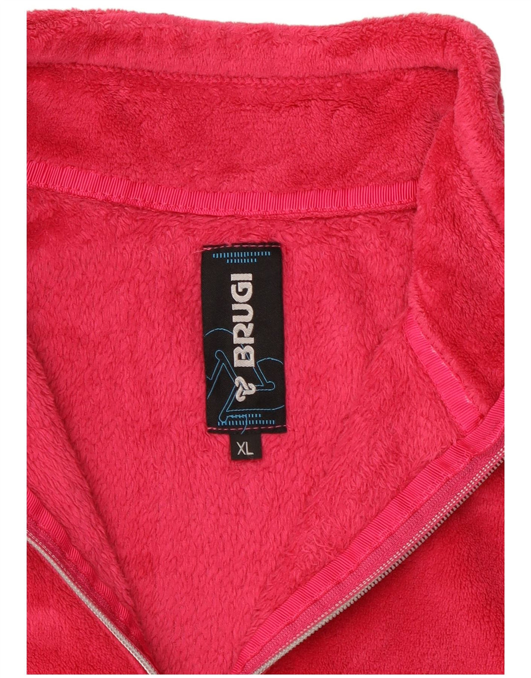Giacca in pile da donna BRUGI UK 18 XL poliestere rosa