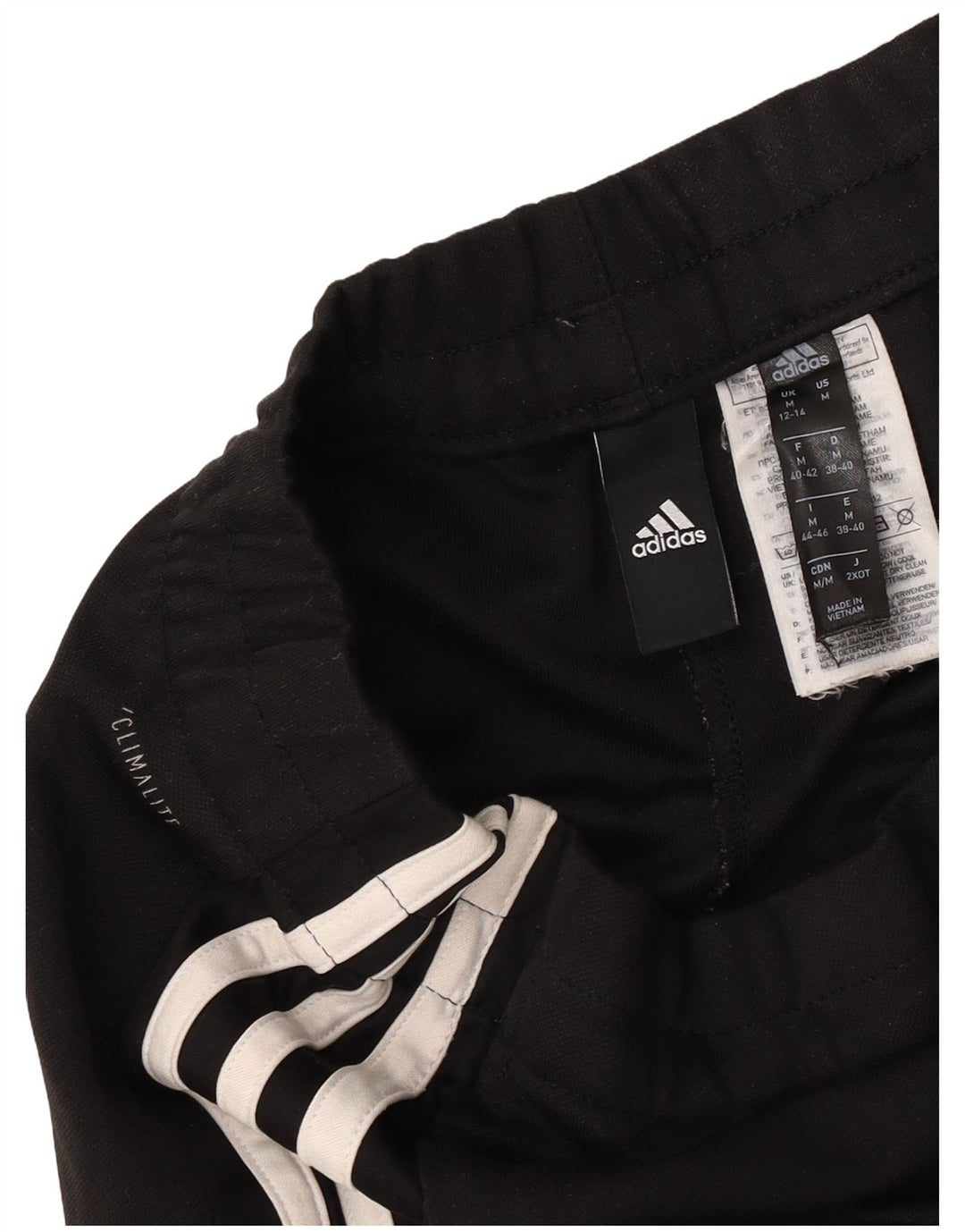 Pantaloni da tuta Adidas Climalite da donna UK 12/14 Poliestere nero medio