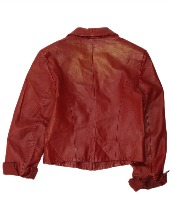 Giacca blazer a 2 bottoni corta da donna Viventy UK 14 grande bordeaux
