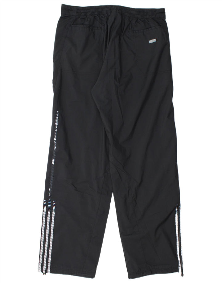 Pantaloni chino dritti da uomo Adidas medio poliestere nero