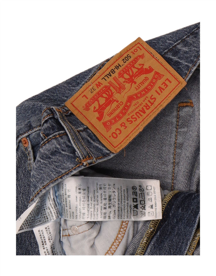 Levi's Uomo 502 Jeans affusolati W32 L22 Cotone blu