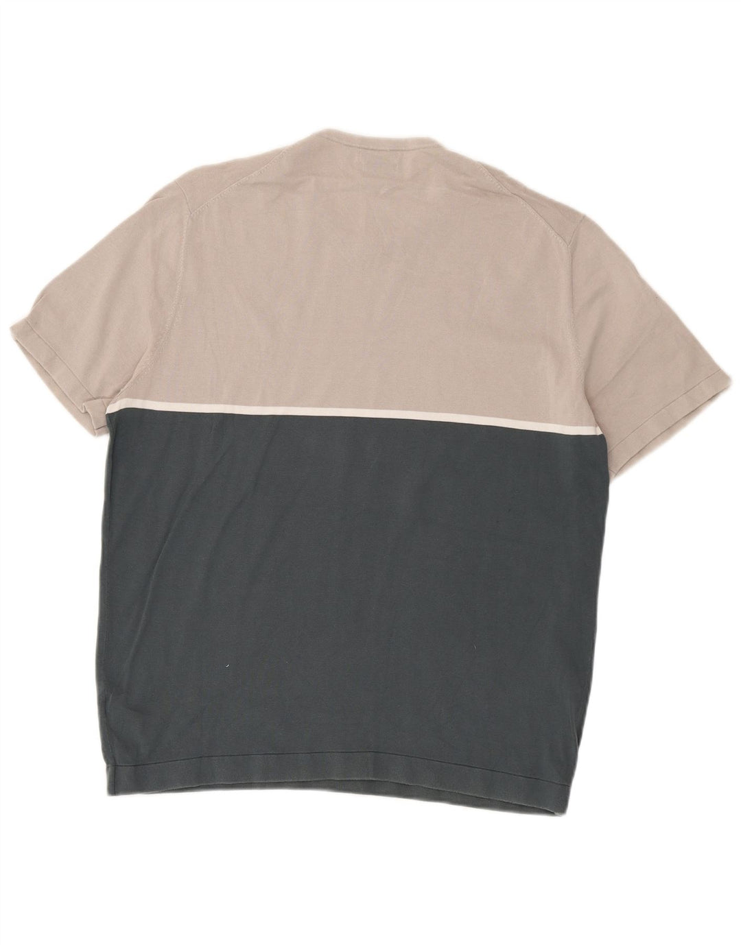 Maglione maglione girocollo da uomo Massimo Dutti XL grigio color block