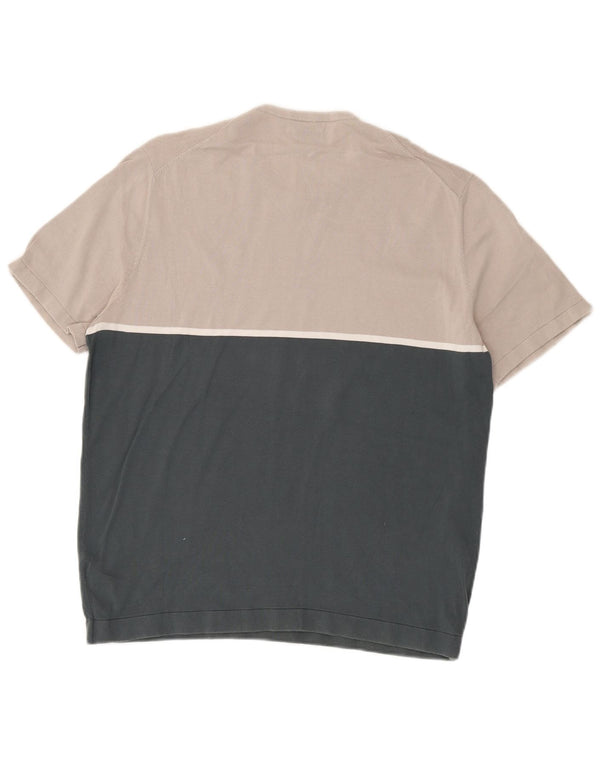 Maglione maglione girocollo da uomo Massimo Dutti XL grigio color block