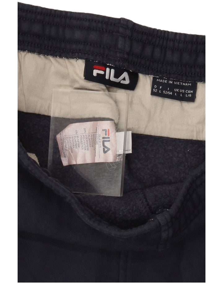 Pantaloni da tuta da donna Fila UK 16 Large in cotone blu navy