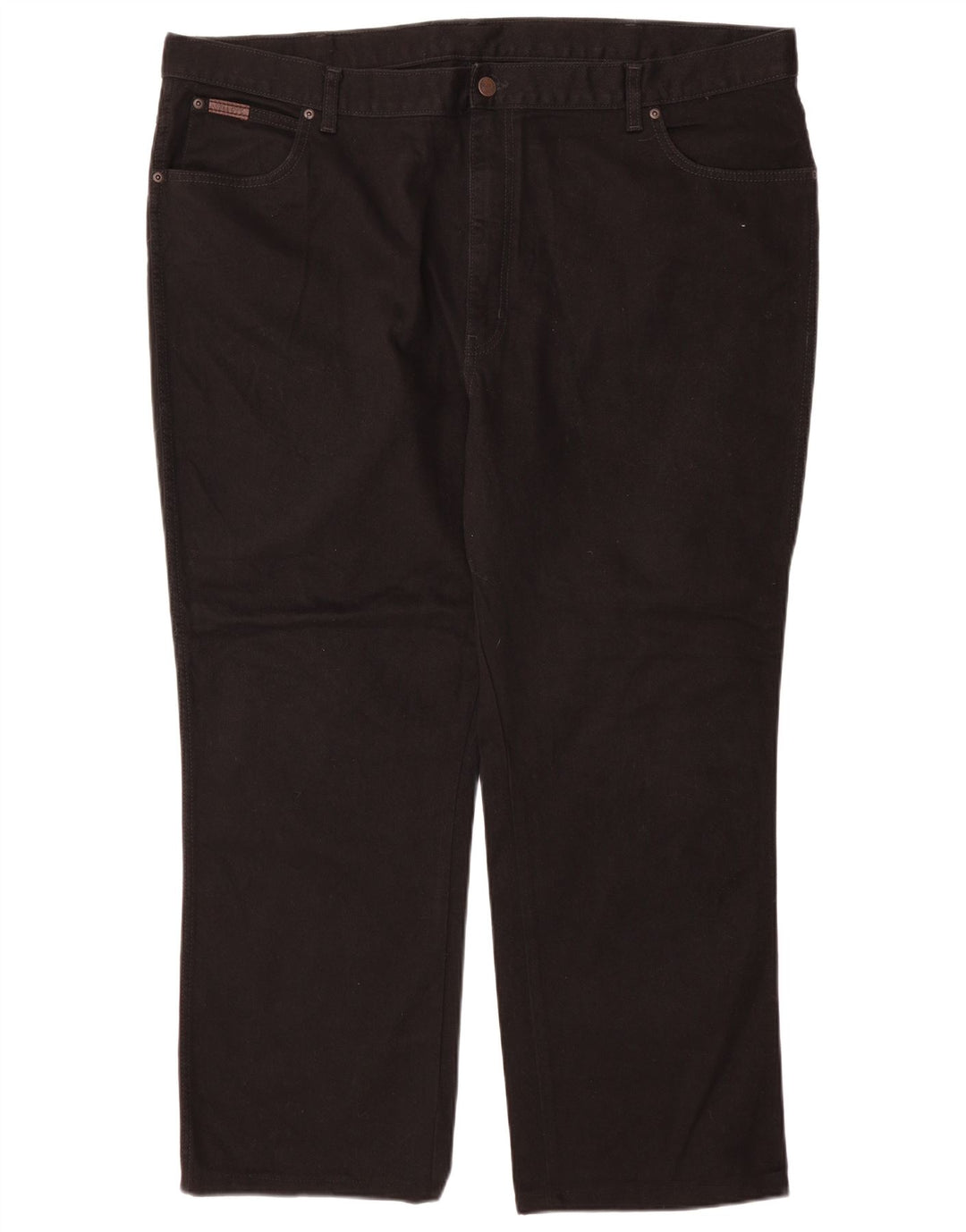 Jeans dritti da uomo Wrangler Texas W46 L30 cotone nero