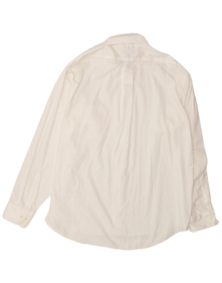 Camicia da uomo Chaps taglia 18 2XL cotone bianco